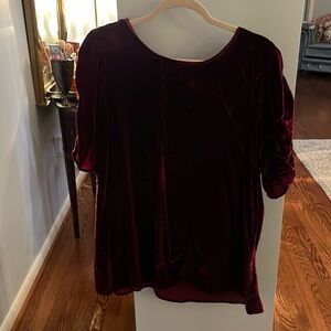 Torrid velvet top